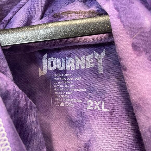 Journey 2XL 1979 Evolution Tour purple Tie Dye Concert Shirt Band T-shirt - Picture 6 of 8